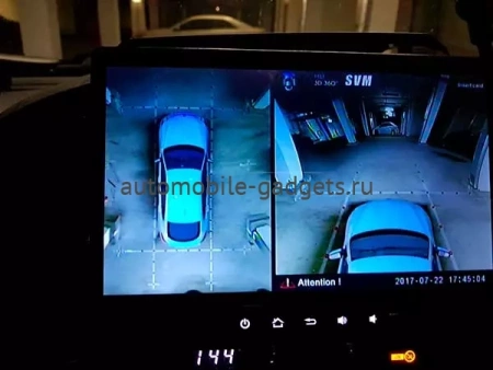 3D CAN BIRDVIEW 360° 3D+2D система кругового обзора с множеством режимов и жестким диском