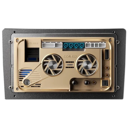 Штатное головное устройство Teyes CC4 Pro 2K 8/128 10.36 дюймов RM-10-1130 для Dodge Avenger, Caliber, Grand Caravan, Challenger, Charger, Durango, Journey, Magnum, Nitro, RAM 4 (черная) на Android 13 (4G-SIM, DSP, QLed, AI)