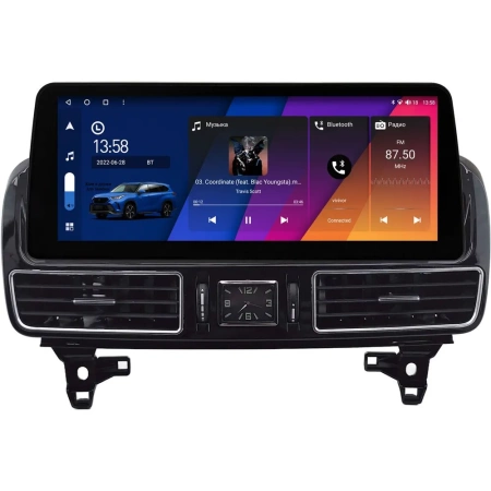 Штатная магнитола Mercedes Benz GLE-klasse (W166), GLS-klasse (X166) NTG 5.0 2015-2018 12,3 дюйма Carmedia KP-M1206FW-OL-1052-Q на Android 12 (4G-SIM, 6/128, DSP, QLed) BMW Style
