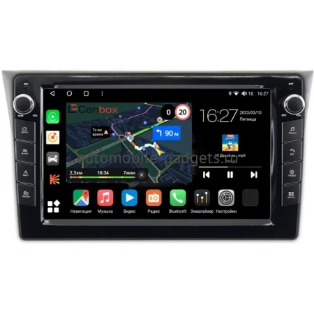 Штатная магнитола Subaru Impreza 2, Impreza WRX 2, STi 2000-2007 Canbox M-Line 7821-9381 на Android 10 (4G-SIM, 2/32, DSP, IPS) С крутилками