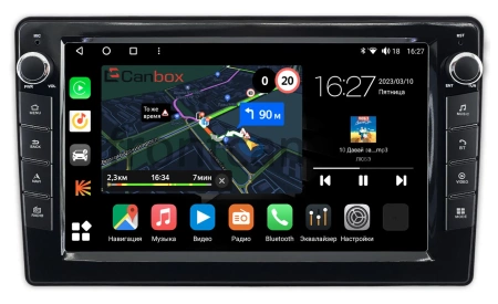 Штатная магнитола Canbox M-Line 7821-9-0974 для Peugeot 308 2 2013-2021 на Android 10 (4G-SIM, 2/32, DSP, IPS) С крутилками