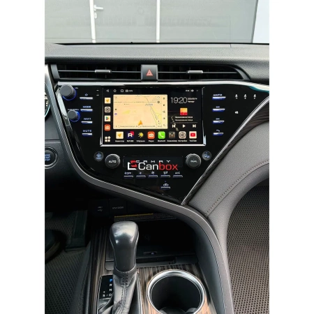 Штатная магнитола Toyota Camry XV70 2017-2021 (для авто с NAVI, левый руль) Canbox Logic-i3 2K 5733-9-1870 на Android 11 (4G-SIM, 6/128, DSP, 360, QLed)