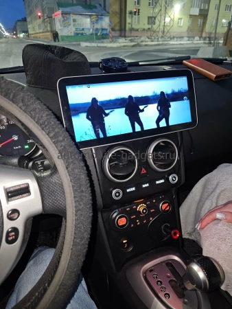 Штатная магнитола Nissan Qashqai 2006-2013 12.3 дюйма Canbox H-Line 7860-0297 на Android 10 (4G-SIM, 4/32, DSP, QLed) Mercedes Style