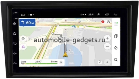Opel Combo C 2001-2011 (черная, с ребром) OEM 2/16 на Android 10 (GT7-RP-11-028-213)