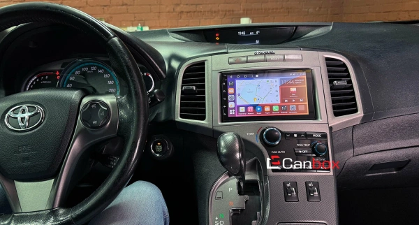 Магнитола в штатное место 2 din Toyota Venza 2008-2017 Canbox Logic-i3 5731-RP-TYVZ-132 на Android 11 (4G-SIM, 6/128, DSP, QLed, 360)