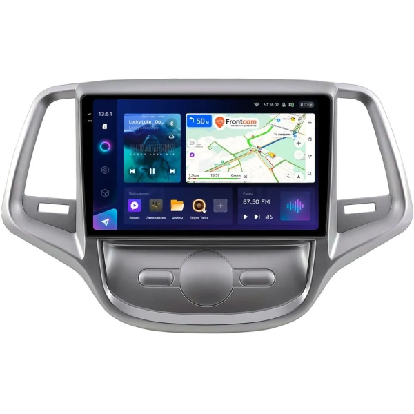 Штатное головное устройство Teyes CC3 2K 6/128 9.5 дюймов RM-9-0257 для Changan Eado 2013-2018 (серебряная) на Android 10 (4G-SIM, DSP, QLed)