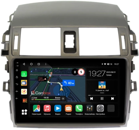 Toyota Corolla (E150) 2006-2013 Canbox M-Line 4544-9061 на Android 10 (4G-SIM, 2/32, DSP, QLed)