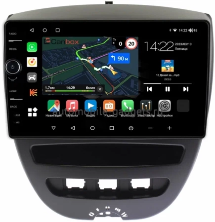 Citroen C1 2005-2014 Canbox M-Line 7850-10-1152 на Android 10 (4G-SIM, 2/32, DSP, QLed)