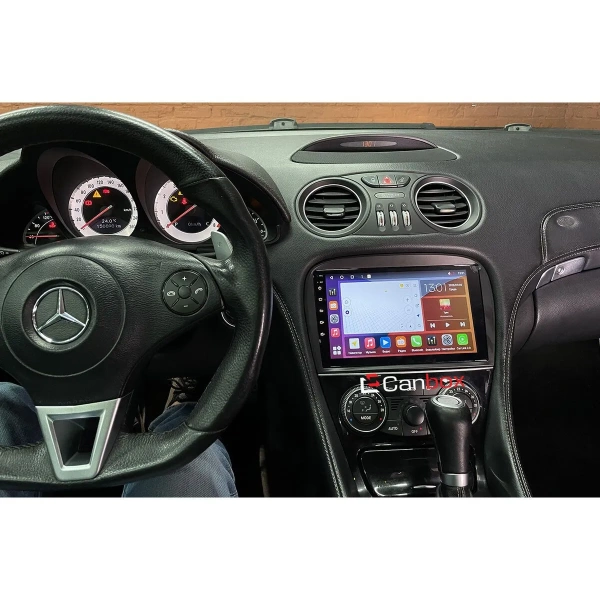 Штатная магнитола Mercedes-Benz SL (R230) 2006-2011 Canbox Logic-i3 2K 5733-9403 на Android 11 (4G-SIM, 6/128, DSP, 360, QLed)