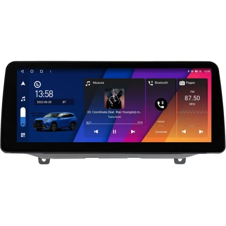 Hyundai Santa Fe 4 2018-2021 12.3 дюйма Canbox M-Line 7811-0420 на Android 10 (4G-SIM, 2/32, DSP, QLed) BMW Style
