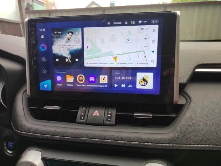 Штатное головное устройство Toyota RAV4 5 (XA50) 2018-2024, Wildlander 2020-2025 (левый руль) Teyes CC3L 4/64 10 дюймов RM-1097 на Android 10 (4G-SIM, DSP, IPS)