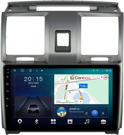 Штатная магнитола UAZ Patriot 2012-2016 Canbox L-Line 4169-9-UA006N на Android 10 (4G-SIM, 2/32, TS18, DSP, QLed)