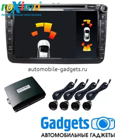 Парковочный радар ROXIMO RPV-004 (парктроник) для Android магнитолы