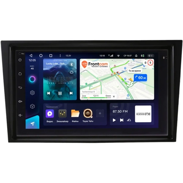 Магнитола в штатное место 2 din Opel Astra H 2004-2014 (черная, с ребром) Teyes CC3L 4/32 7 дюймов RP-11-028-213 на Android 10 (DSP, AHD)