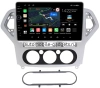 Штатная магнитола Ford Mondeo 4 2006-2010 (серебро) Canbox M-Line 7850-1017 на Android 10 (4G-SIM, 2/32, DSP, QLed)