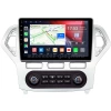 Штатная магнитола Ford Mondeo 4 2006-2010 (серебро, Тип 1) Canbox EVO 5812-1016 встроенный климат на Android 14 (4G-SIM, 4/64, DSP, QLed, AI, 360)