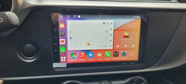 Kia Rio 4, Rio X 2020-2024 (матовая текстурная) Canbox M-Line 4544-9602 на Android 10 (4G-SIM, 2/32, DSP, QLed)
