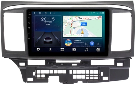 Штатная магнитола Mitsubishi Lancer 10 2007-2017 Canbox M-Line 4544-9-MI113N на Android 10 (4G-SIM, 2/32, DSP, QLed)