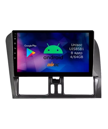 Airoc RM-3803 Штатная магнитола для Volvo XC60 (2008-2017) на Android 12 с 4GB, DSP, 4G