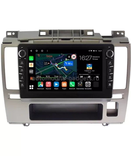 Штатная магнитола Nissan Tiida Latio 2004-2013 (серая, правый руль) Canbox M-Line 7831-9-209 Android 10 (4G-SIM, 2/32, DSP, IPS) С крутилками