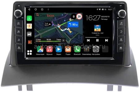 Renault Megane 2 2002-2009 Canbox M-Line 7821-9231 на Android 10 (4G-SIM, 2/32, DSP, IPS) С крутилками Renault Megane 2 2002-2009 Canbox M-Line 7821-9231 на Android 10 (4G-SIM, 2/32, DSP, IPS) С крутилками