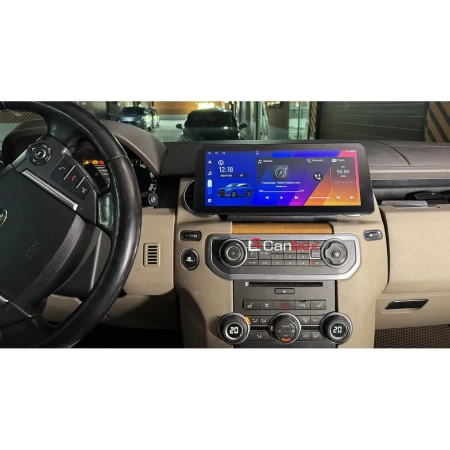Штатная магнитола Land Rover Discovery Sport 2014-2019 12.3 дюйма Canbox PRO-Line 4316-1228 на Android 13 (4G-SIM, 6/128, DSP, QLed) Lexus Style