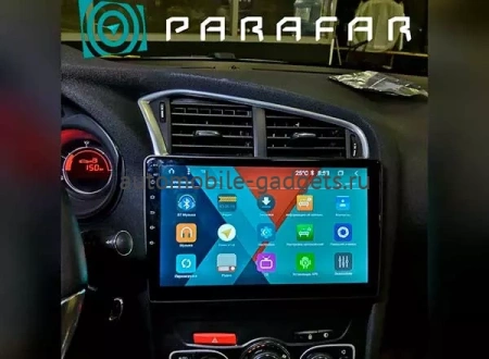 Parafar PF554FHD штатная магнитола для Citroen C4 (2013-2016) / DS4 (2012-2016) на Android 11 с 2GB, DSP, 4G