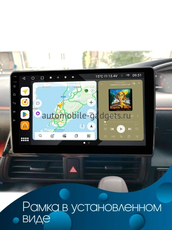 Штатная магнитола Toyota Sienta 2 2015-2022 (для комплектации с магнитолой 100x200mm, глянцевая, правый руль) Canbox PRO-Line 7873-10-0318 на Android 13 (4G-SIM, 12/256, DSP, QLed)