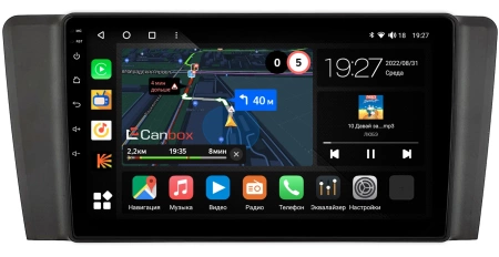 Штатная магнитола Canbox M-Line 4544-9-0170 для Volvo S60, V70 2, XC70 2000-2004 на Android 10 (4G-SIM, 2/32, DSP, QLed)