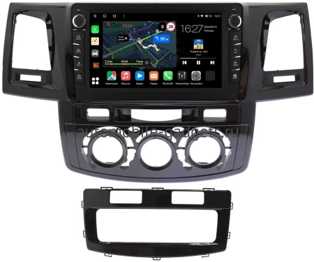 Toyota Fortuner, Hilux 7 2004-2015 (с кондиционером или климат-контролем) Canbox M-Line 7831-9414 на Android 10 (4G-SIM, 2/32, DSP, IPS) С крутилками