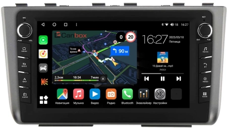 Штатная магнитола Canbox M-Line 7835-10-HY247T для Hyundai Creta 2 2021-2024 (темно-серая) на Android 10 (4G-SIM, 2/32, DSP, QLed) С крутилками