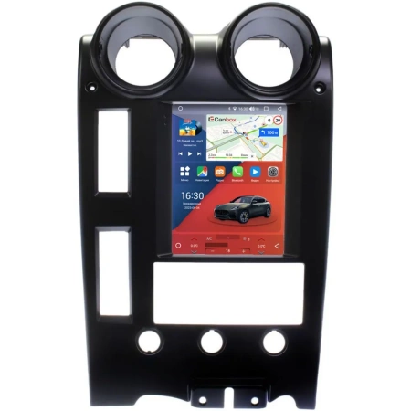 Штатное головное устройство Hummer H2 2002-2007 Canbox H-Line (Tesla style) 9.7 дюймов 4/32 5621-HU005A на Android 10 (4G-SIM, DSP, QLed)