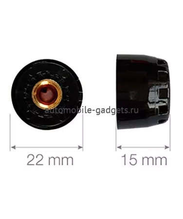 Система контроля давления в шинах для мотоциклов Steelmate TPMS-90 (внешние датчики, дисплей на руль)