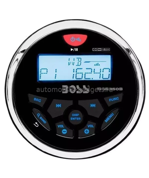 Влагозащищенное головное устройство Boss Audio Marine MGR350B Влагозащищенное головное устройство Boss Audio Marine MGR350B