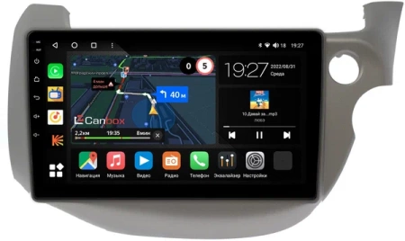 Honda Fit 2 2007-2014 Canbox M-Line 4543-10-3186 на Android 10 (4G-SIM, 2/32, DSP, QLed)