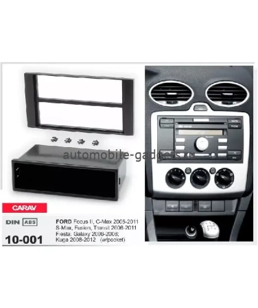 Переходная рамка CARAV 10-001 FORD (2005-2011) с карманом