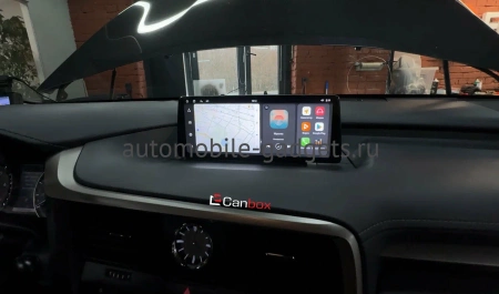 Штатная магнитола Lexus RX 4 2015-2019 (Тип С) 12.3 дюйма Canbox PRO-Line 4330-2294 на Android 13 (4G-SIM, 4/64, DSP, QLed) BMW Style
