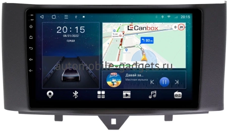 Smart Fortwo 2 2011-2015 Canbox L-Line 4169-9251 на Android 10 (4G-SIM, 2/32, TS18, DSP, QLed)