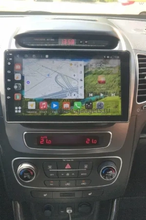 Штатная магнитола Kia Sorento 2 2012-2021 Canbox L-Line 4169-9145 на Android 10 (4G-SIM, 2/32, TS18, DSP, QLed)