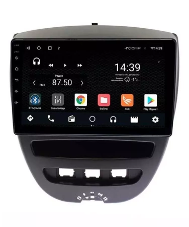 NaviPilot DROID10 ULTRA штатная магнитола для Citroen C1, PEUGEOT 107, TOYOTA Aygo 2005-2014 на Android 10 с 6Gb, DSP, 4G
