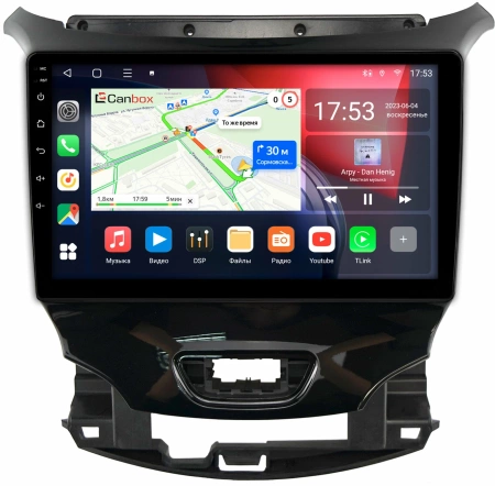 Chevrolet Cruze 2 2015-2019 Canbox L-Line 4296-9-2113 на Android 10 (4G-SIM, 6/128, TS18, DSP, QLed)