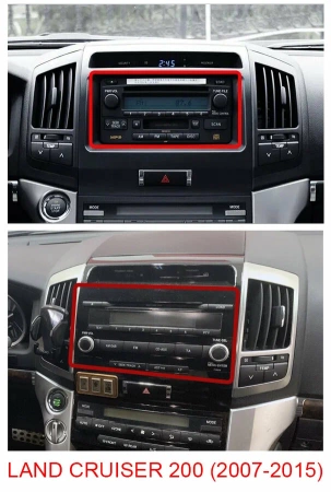 Штатная магнитола Toyota Land Cruiser 200 2007-2015 (для авто без монитора), Land Cruiser 200 2015-2021 (для авто без надписи JBL Synthesis) (Тип D) 12.3 дюйма Canbox M-Line 7713-3042 на Android 10 (4G-SIM, 4/64, DSP, QLed) Mercedes Style