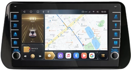 Carmedia EW-1704-P (крутилки) магнитола для Hyundai Santa Fe 2020+ на Android 10 c 4GB, DSP, 4G