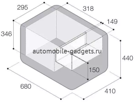 Vitrifrigo VF35P компрессорный автохолодильник (35л) 12/24/220В