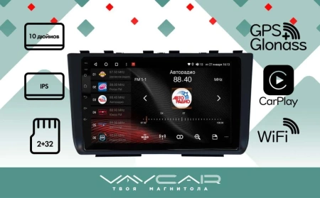 Магнитола Vaycar 10L для HYUNDAI Creta 2021+ (Андроид, 2+32Гб)