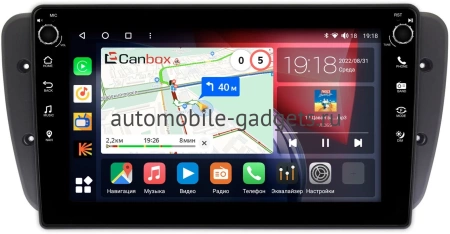Seat Ibiza 4 2008-2015 Canbox M-Line 7801-9308 на Android 10 (4G-SIM, 2/32, DSP, IPS) С крутилками
