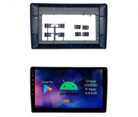 Airoc RM-1010 штатная магнитола для 2din на Android 12 с 4GB, DSP, 4G