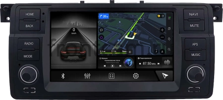 Магнитола в штатное место 2 din BMW 3 (E46) 1998-2007 Canbox H-Line 4477-RP-2154-507 на Android 10 (4G-SIM, 4/32, DSP)
