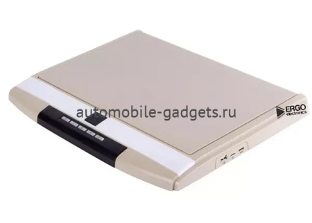 Автомобильный потолочный монитор 17.3" со встроенным медиаплеером ERGO ER17S (FullHD 1920x1080) Бежевый