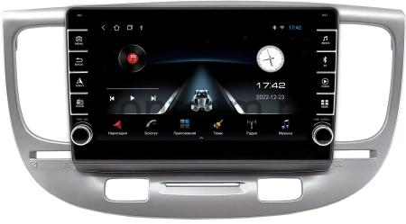 Штатная магнитола Kia Rio 2 2005-2011 (серебренная) Canbox BGT9-0706 2/32 Android 10 (IPS, DSP, CarPlay)